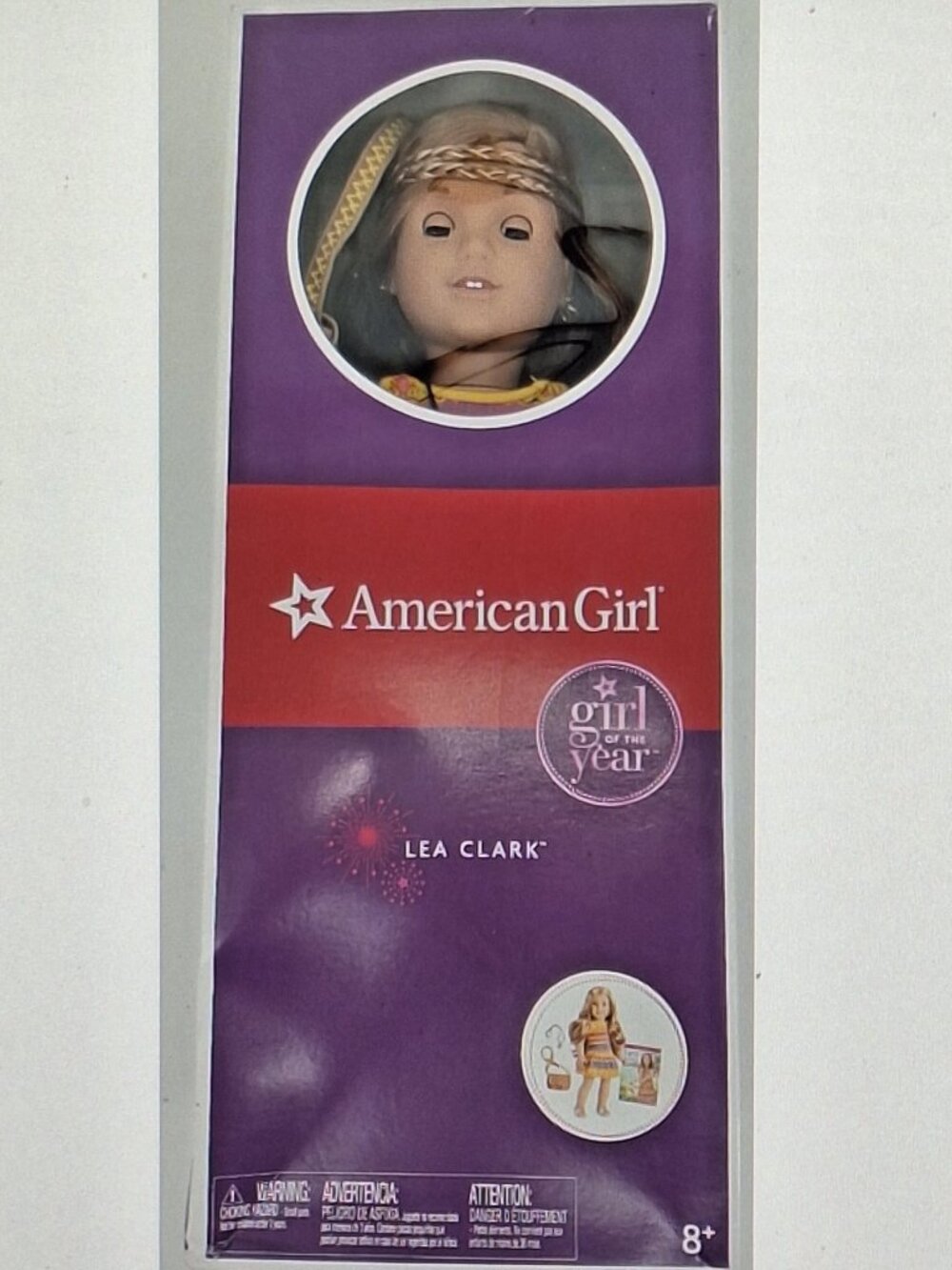 American Girl 18" Doll Lea Clark 2016 Girl of The Year with additional outfits